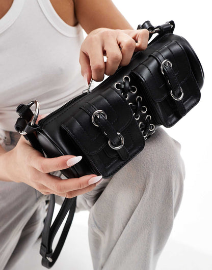 Raina | Embossed Shoulder Bag