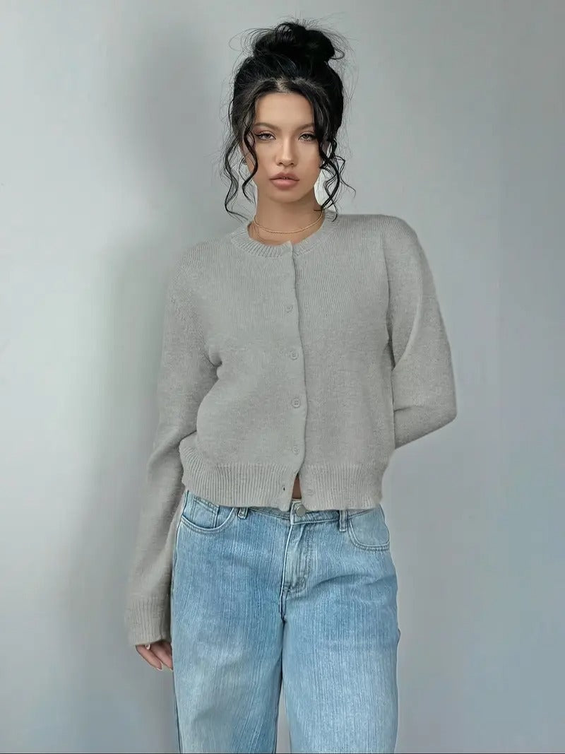 Léa | Ribbed Knit Cardigan