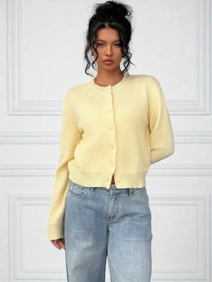 Léa | Ribbed Knit Cardigan