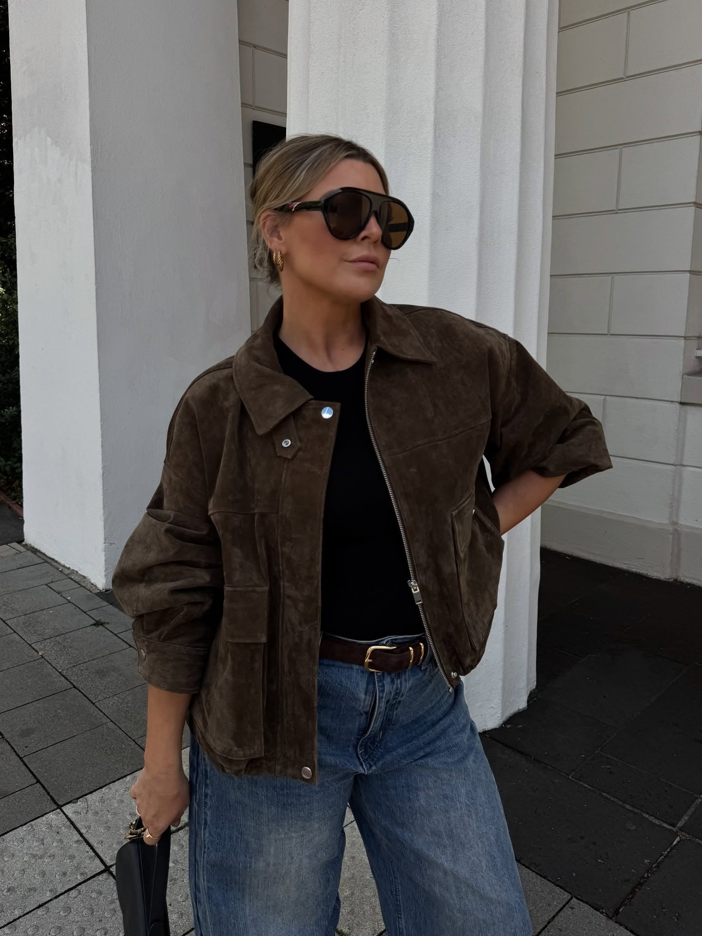 Anya | Cropped Leather Jacket