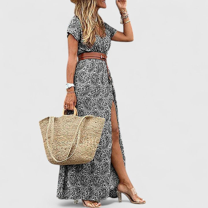 Aurelie | Flowing Boho Maxi Dress